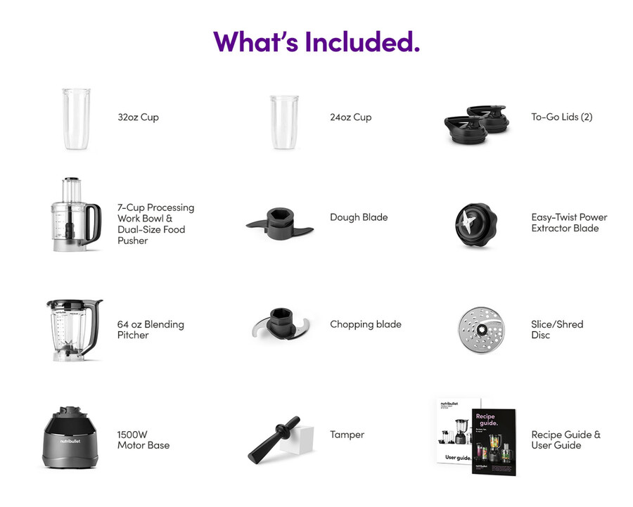 system potrójnego przygotowania nutribullet
